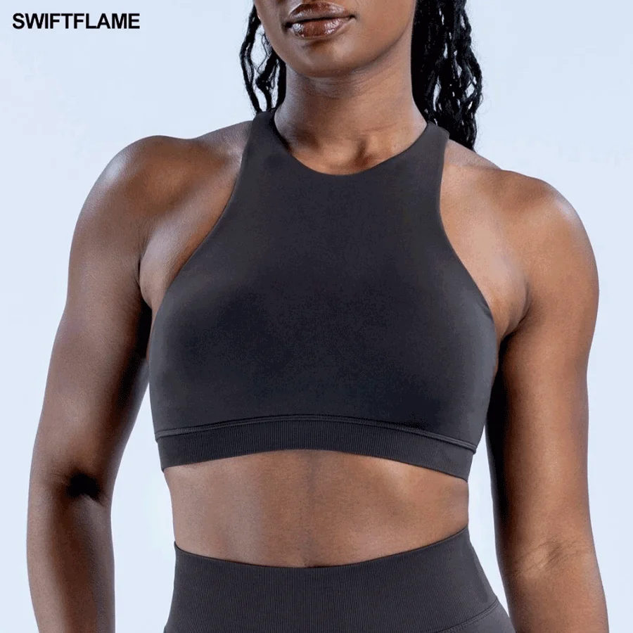 

SWIFTFLAME Dynamic Racer Bra Push-up women's GYM Clothes Pilates yoga tops Breathable Workout Tank high support sports underwear