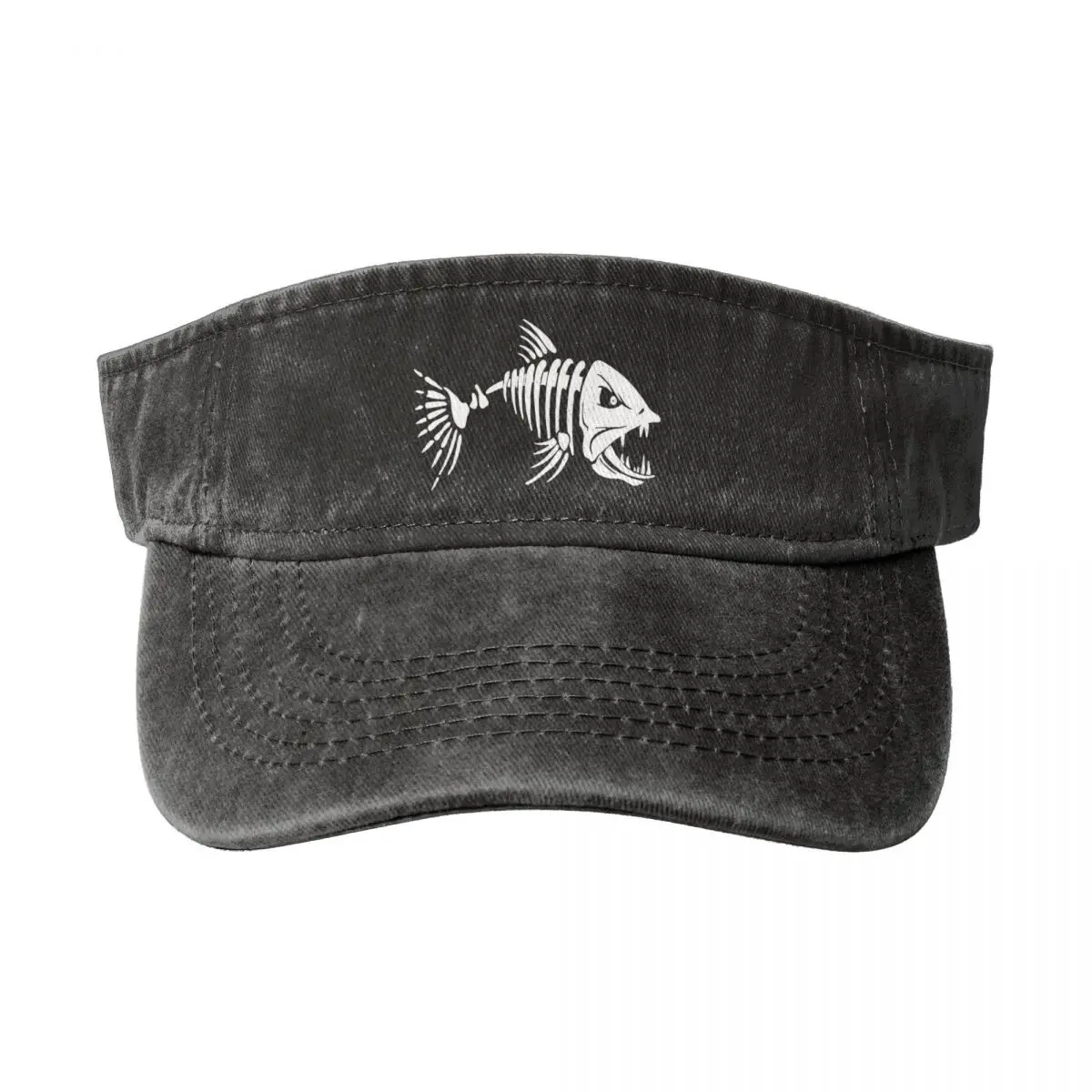 

Fishbone Fishing Skeleton Fish Bone Baseball Cap Hat Golf Cotton Hiking Tennis Running Cap