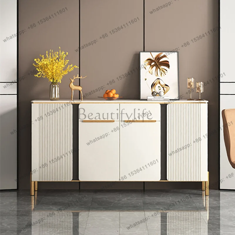 Italian Aesthetic Design Meuble Television Salon Furniture Luxury White Cabinet Stylish Drawers Premium Living Room Cabinets