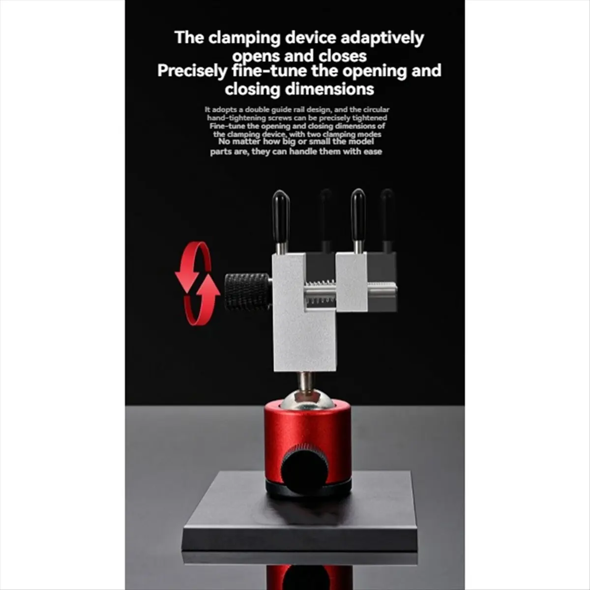 【3462 Popular】Modeling Clamping Tool 360° High Split Bench Vise Seamless Clamping for Model Building Tools