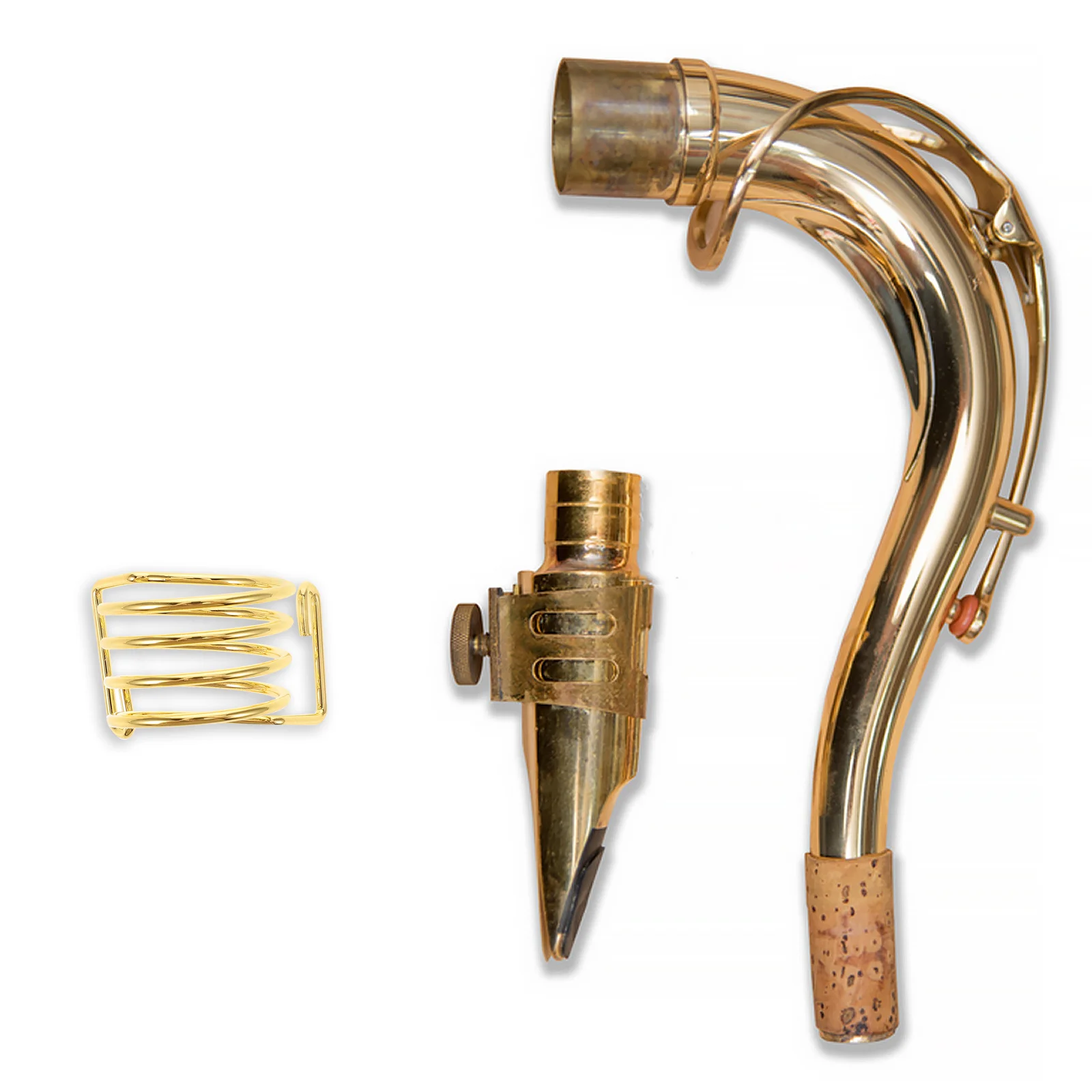 

Saxophone Alto Mouthpiece Clamp Accessories Mute Lacquer Clips Lead Trumpet Kit Pads