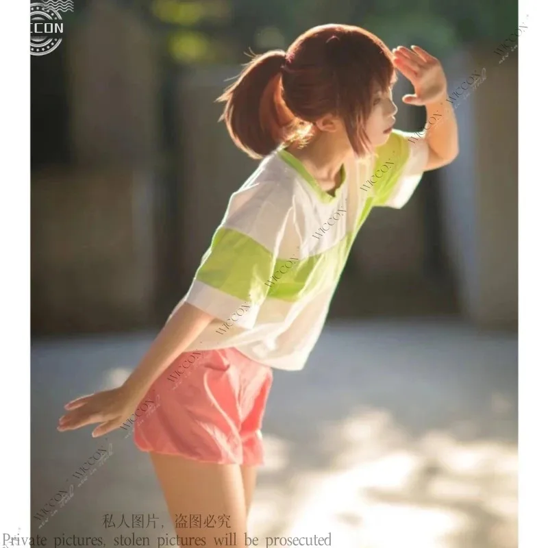 

asdh8@Anime Cosplay Daily Outfit T-shirt Pants Woman Girl Cosplay Costume Gift Halloween Party Role Play Carnival Christmas Dail