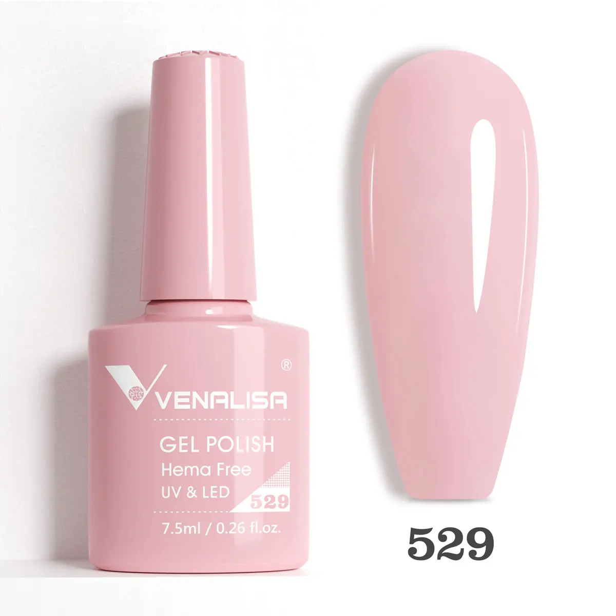 Venalisa 7,5ml HEMA-freier Nude Pink Nagelgel-Lack UV LED Maniküre Jelly Gel Nagellack zum Ablösen für perfektes Nagelfinish – Detail 34