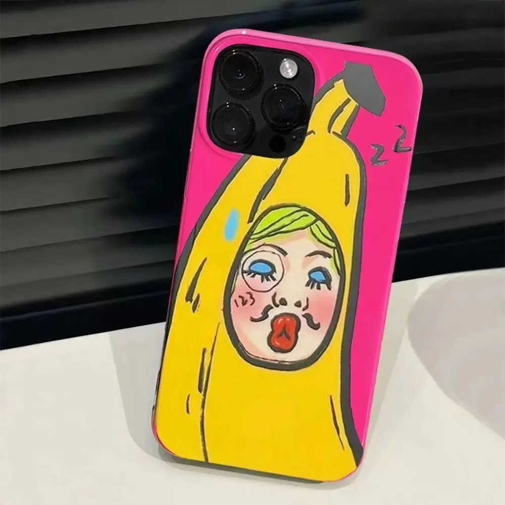 SEIRASSIM cartoon girl funny phone case for iphone 15 pro max 14 plus 13 11 12 silicone cover for iphone xr xs x 7 8 se3 se2020