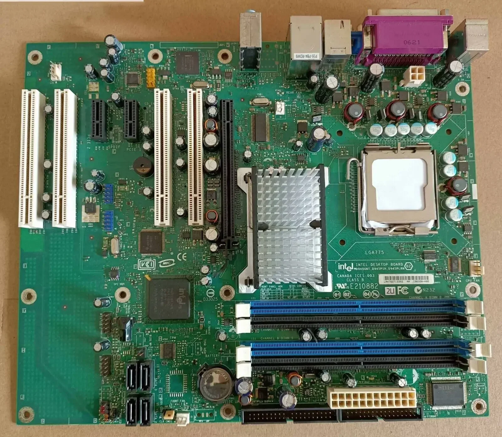 Intel D945PSN D945GNT D945PLRN industrial control motherboard