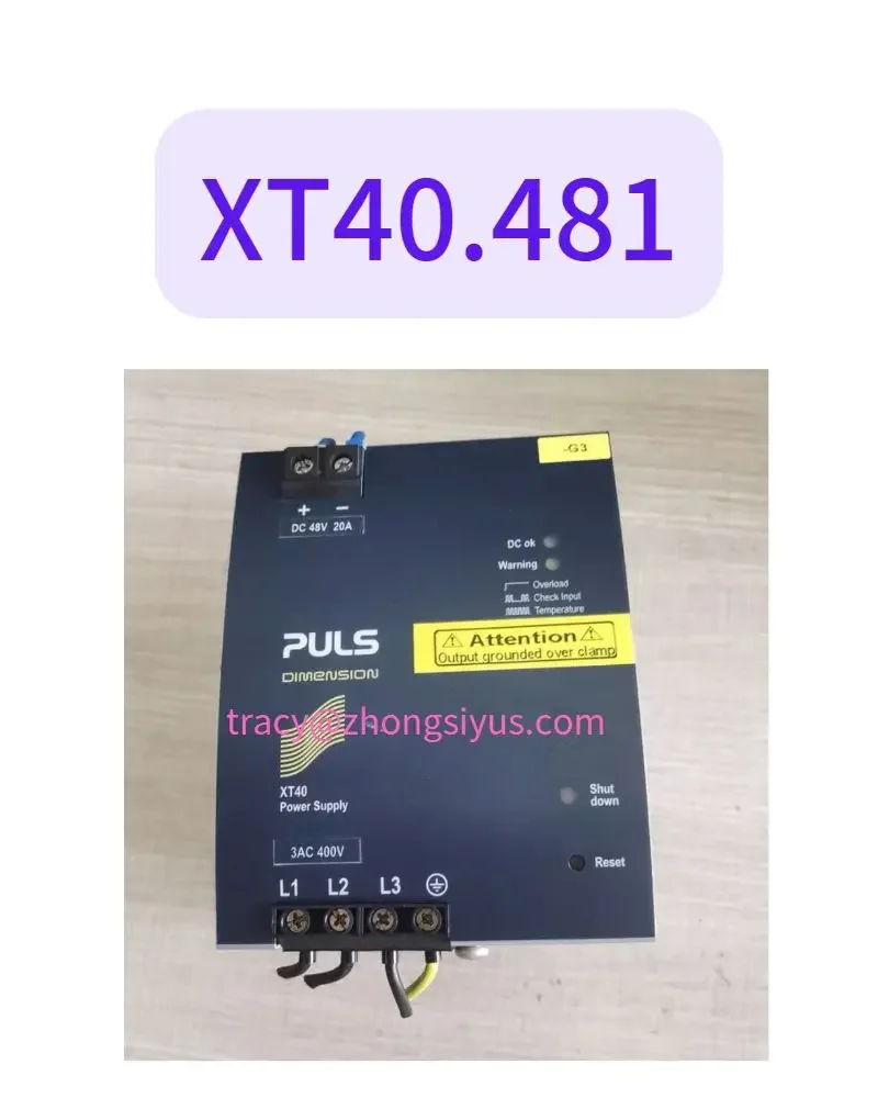 

Used power supply XT40.481 test function OK