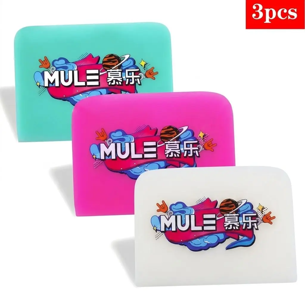 MULE TPU Car Vinyl Wrap Squeegee Scraper Multi Color Auto PPF Film Installation Essential Wrapping Tool