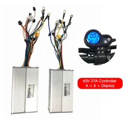 JP 60V 25A 37A Electric Scooter Controller Display for 60V dual Motor E Scooter e Bike Electric Board use for FLJ scooter