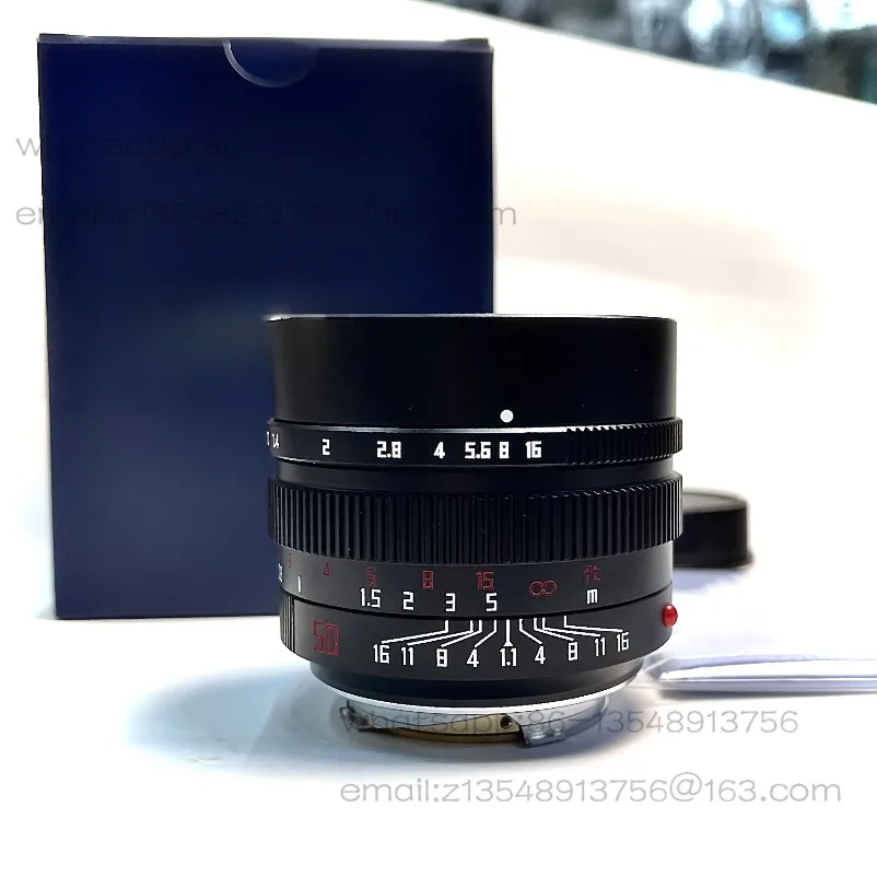 50mm F/1.1 Full Frame Manual Camera Lenses for  M Cameras Black