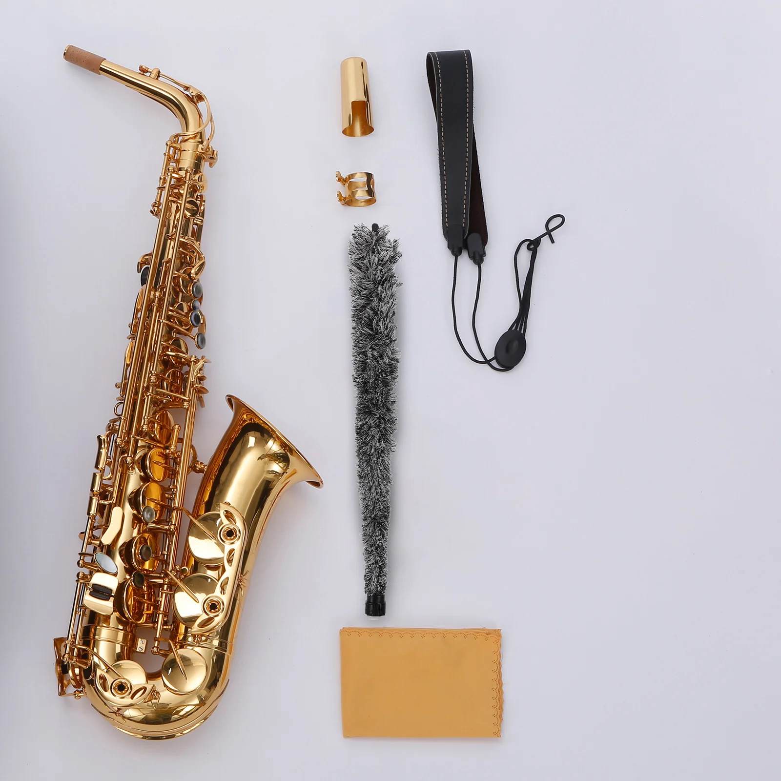 

Saxophone Cleaning Brush Durable Premium Cotton Thread Practical Design Sax Care Cleaning Tool Professional Maintenance
