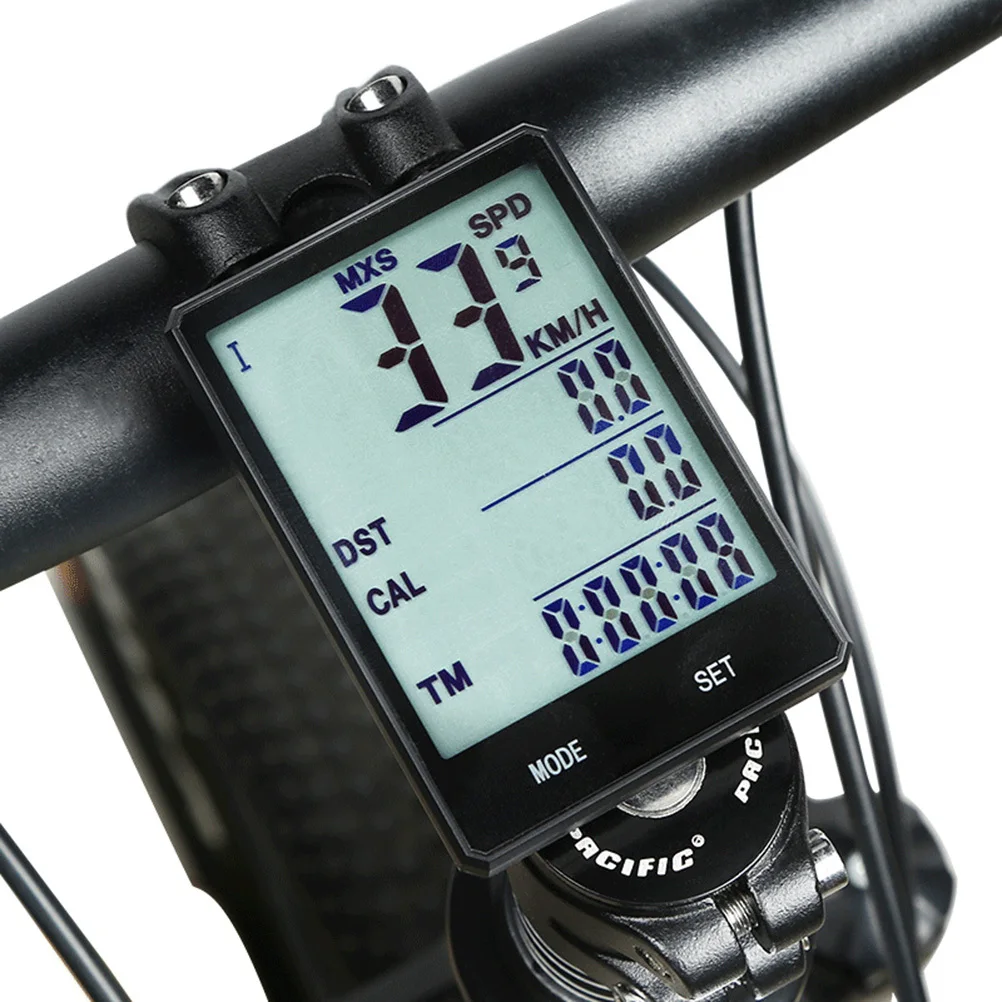 

Беспроводной велокомпьютер с зеленой подсветкой, спидометр для дневного и ночного использования, тахометр, многофункциональный водонепроницаемый дисплей для велосипеда