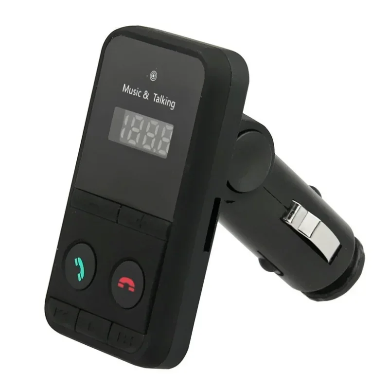 Bluetooth Wireless Car Kit Handfree LCD FM Transmitter Dual USB Car Charger 1A MP3 Music TF Card U Disk Player