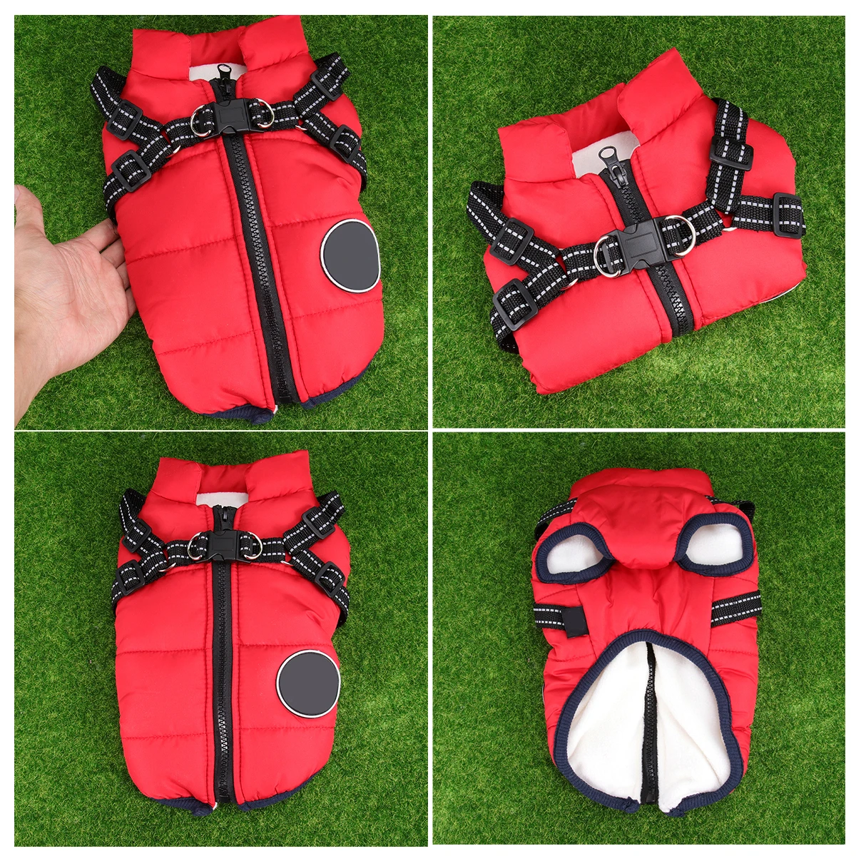 

Pet Cotton Vest Dog for Cold Weather Clothes Warm Sweater Gear Dogs Clothing Jeans Winter Coats Puppy