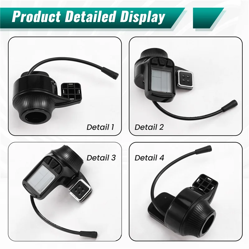 

B48B-48V LCD Display Throttle For INOKIM OX Eco Electric Scooter Dashboard Accelerator Spare Parts Accessories