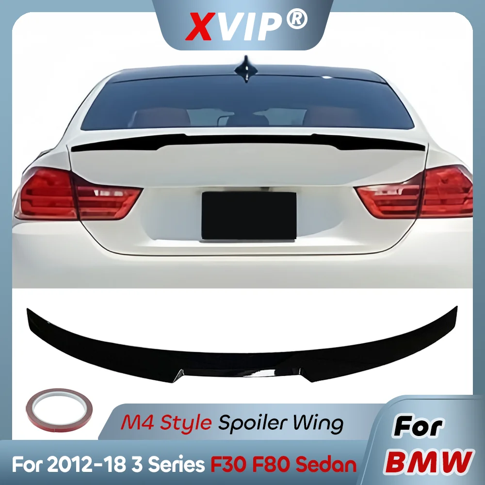 

XVIP Glossy Black M4 Style Rear Spoiler Wing For BMW 3 Series 2012-2018 F80 M3 F30 4-Door Sedan
