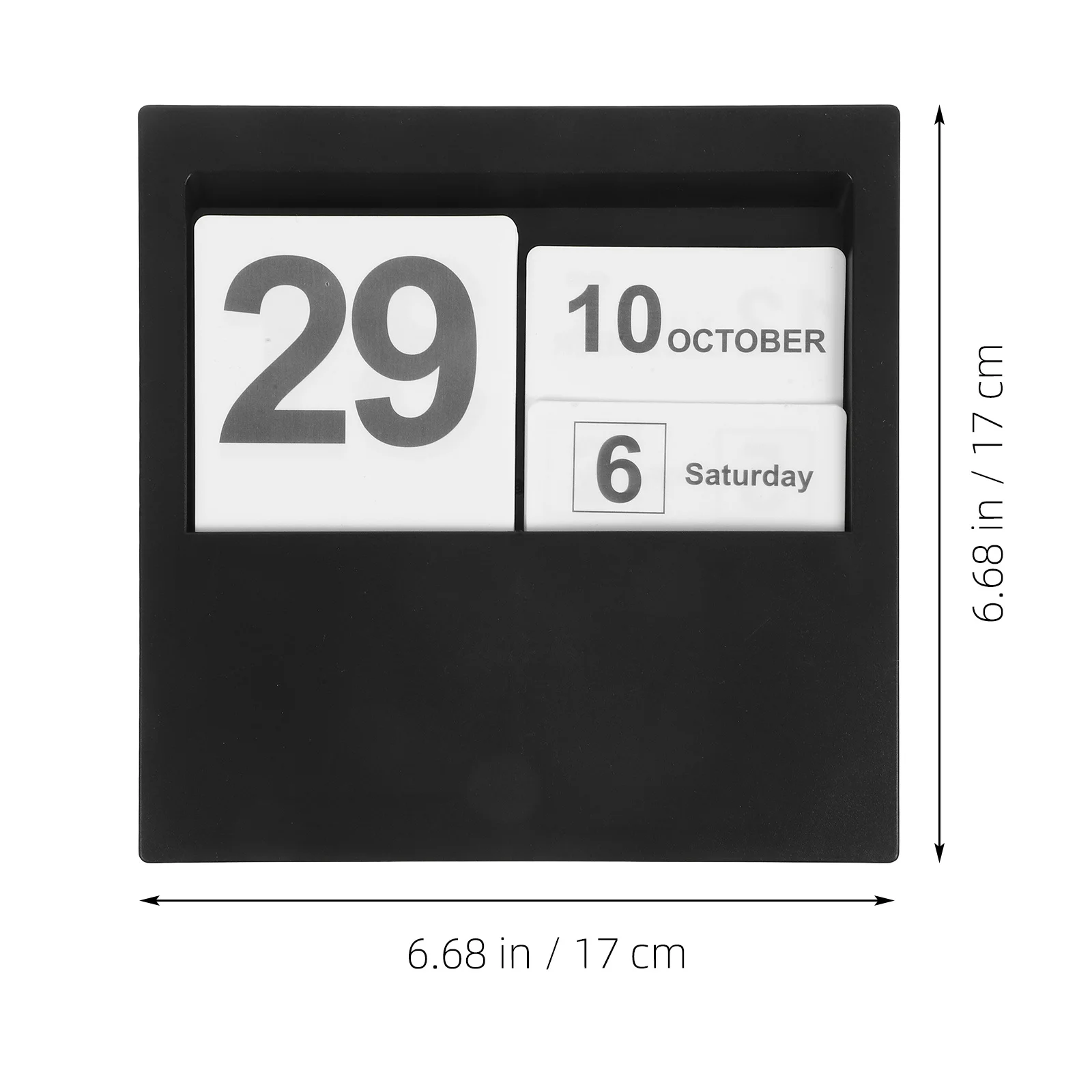 Wooden Block Desk Calendar Manual Perpetual Decorative Table Calendar Office Home Dormitory Office Accessory Home Supply - Image 3