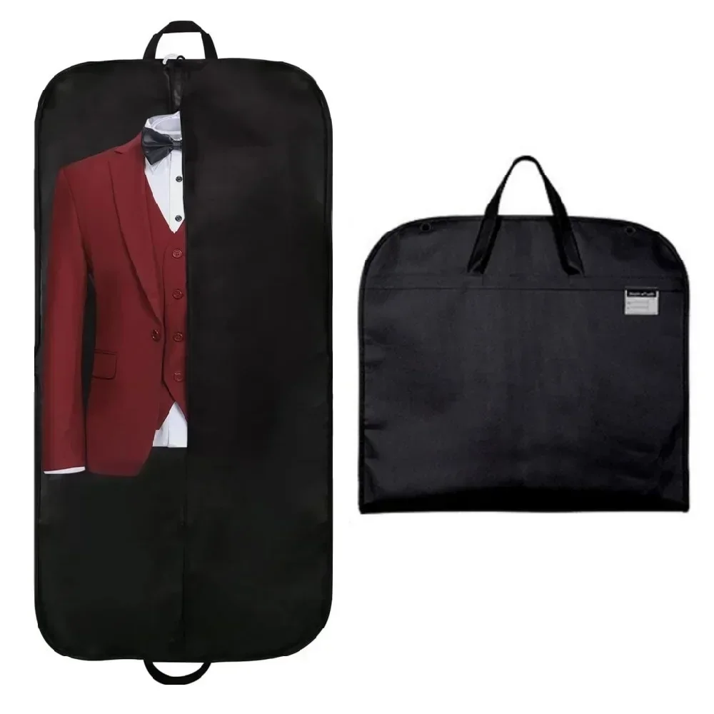 Breathable Garment Bag with Stable Zipper,60x120cm Suit Bag for Men Luggage Clothes Protective Cover Dustproof Travel Organizer