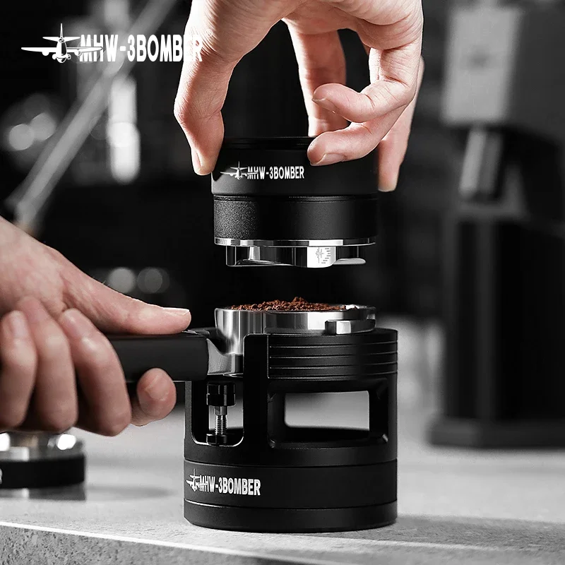 MHW-3BOMBER قمع جرعات موزع القهوة 58 مم، حلقة جرعات الإسبريسو المغناطيسية، توزيع الإسبريسو أيضًا ملحقات الإسبريسو #6
