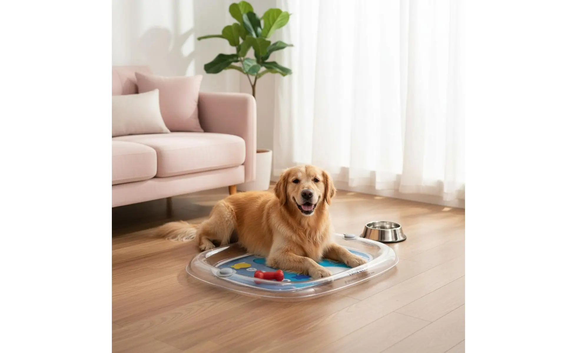 Pet Water Bed Thick PVC Inflatable Cooling Pad Water Cooling Pad Easy to Clean Dog Cooling Mat Portable for Cats, Summer Pet Water Bed Thick PVC Inflatable Cooling Pad Water Cooling Pad Easy to Clean Dog Cooling Mat Portable for Cats, Summer
