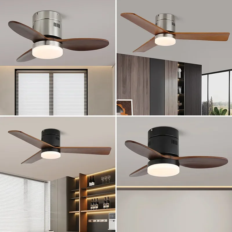 

DORIAN Nordic Modern Fan Light LED Living Room Restaurant Bedroom StudyVilla LED Ceiling Fan Light Remote Electric Fan Light