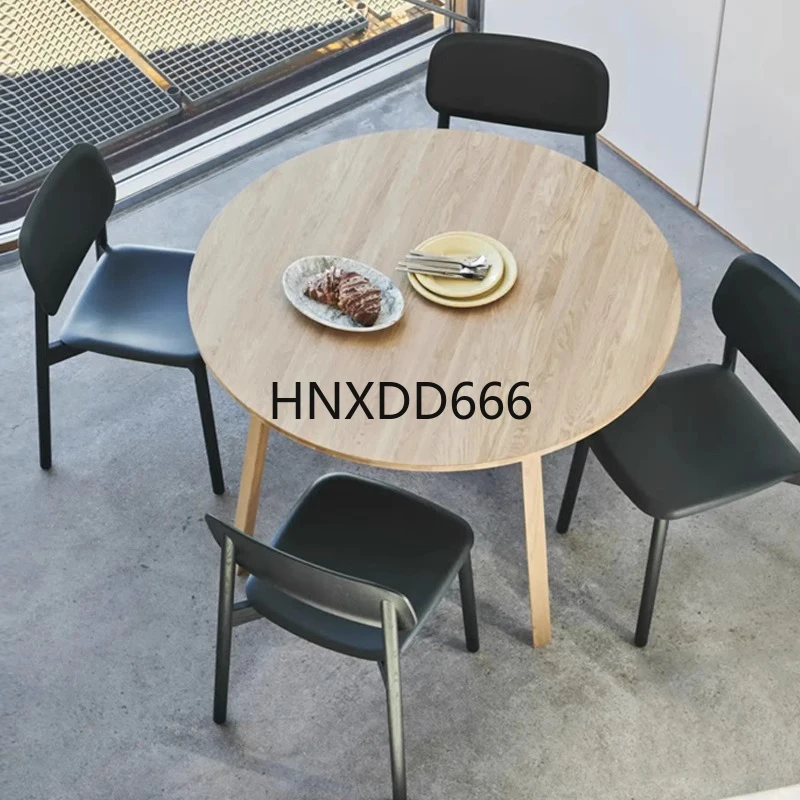 Medieval simple solid wood dining chair for home use