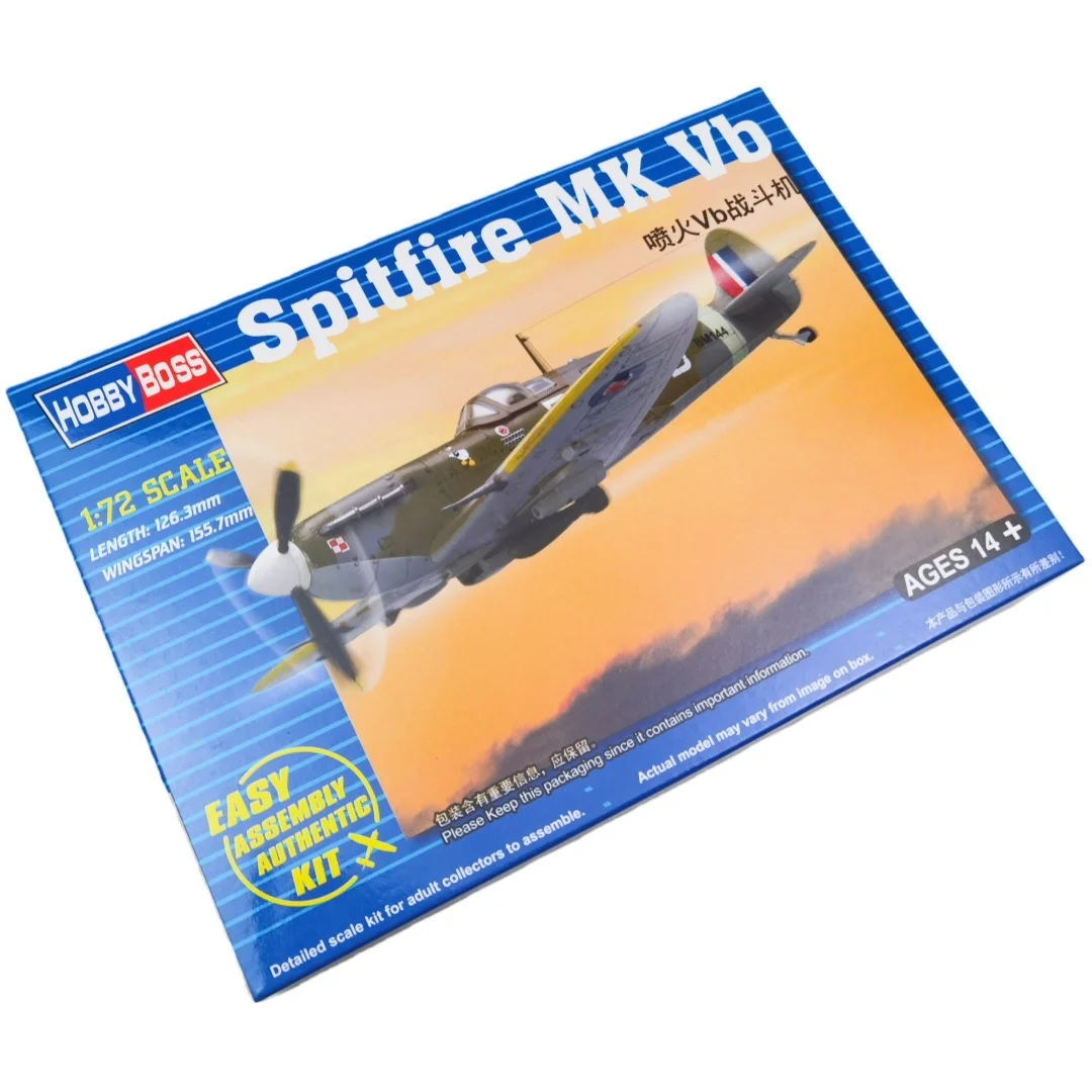 TRUMPETER 1/72 Spitfire MK VB Fighter Plastic Assembly Model