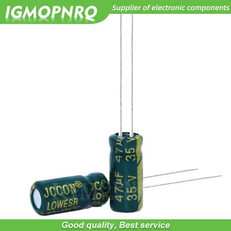 50PCS 35V47UF 5*11mm igmopnrq Aluminum electrolytic capacitor high frequent low impedance 5x11mm