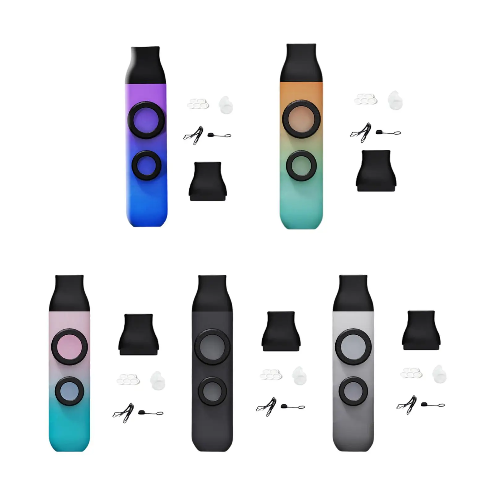 

Флейта Kazoo, легкая в обучении, двойная пленка, ослепительный цвет, двойное отверстие Kazoo