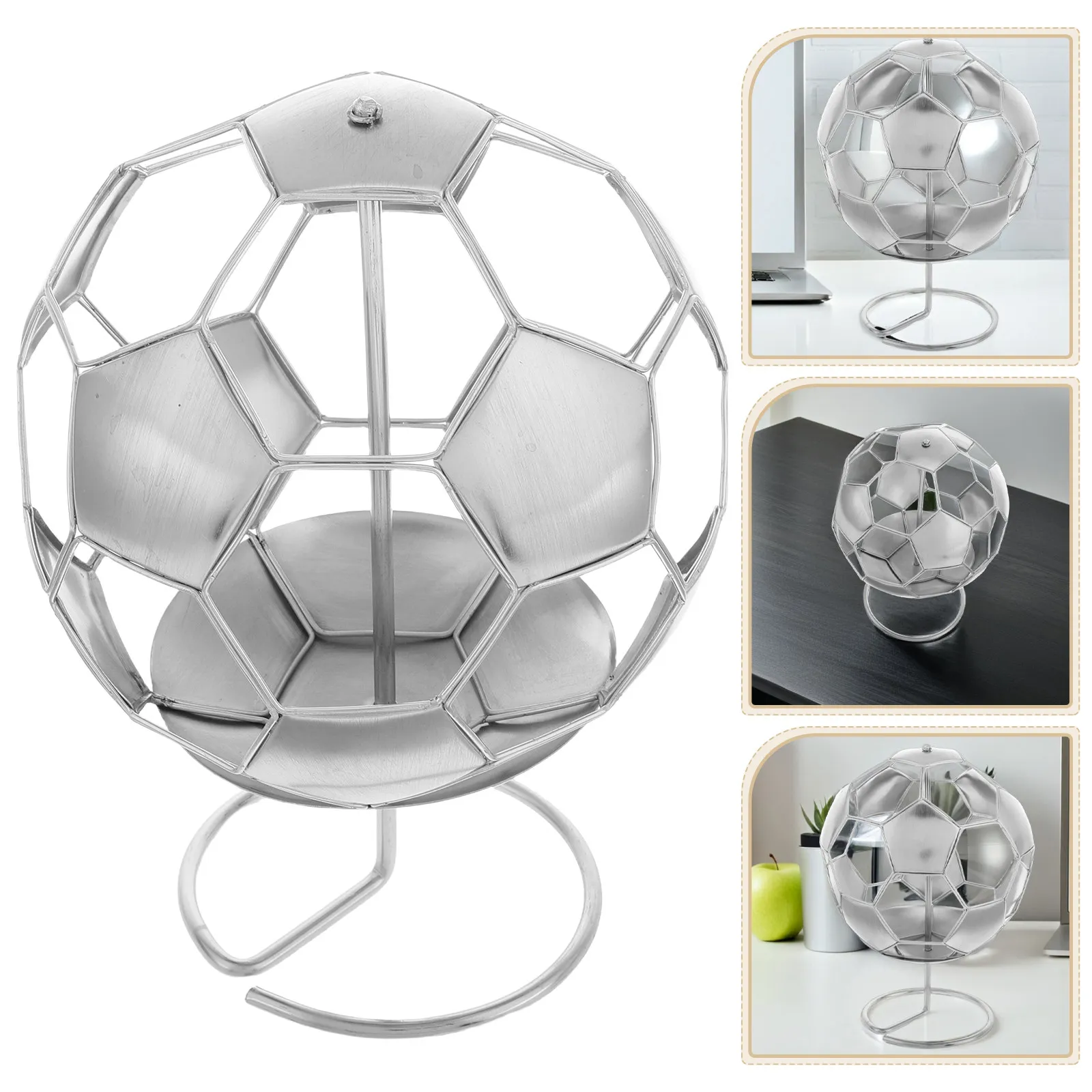 stainless-steel-football-pen-holder-desktop-storage-bucket-soccer-ball-supplies-organizer-pencil-cup-for-men-desk