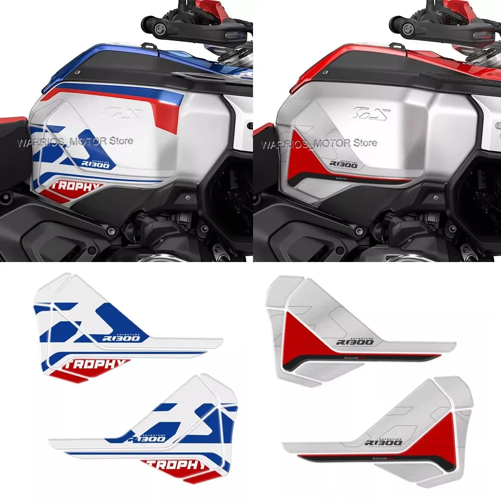 R 1300 R 1300 GS For BMW R 1300 GS ADV R1300GS Adventure Tank Pad Motorcycle 3D Resin Sticker Protection Kit 2024 2025