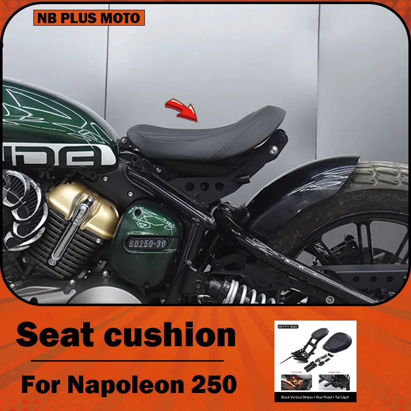 【Premium】For Benda Napoleon 250: Modified folding rear seat – converted from single-seater to double-seater. Includes hidden,