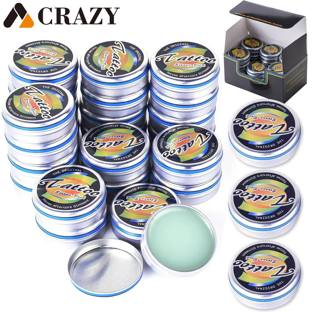 24/12/10/8/3PCS Tattoo Aftercare Cream Natural Care Healing Cream Skin Repair Quick Recovery Ointment Balm Tattoo Accessories