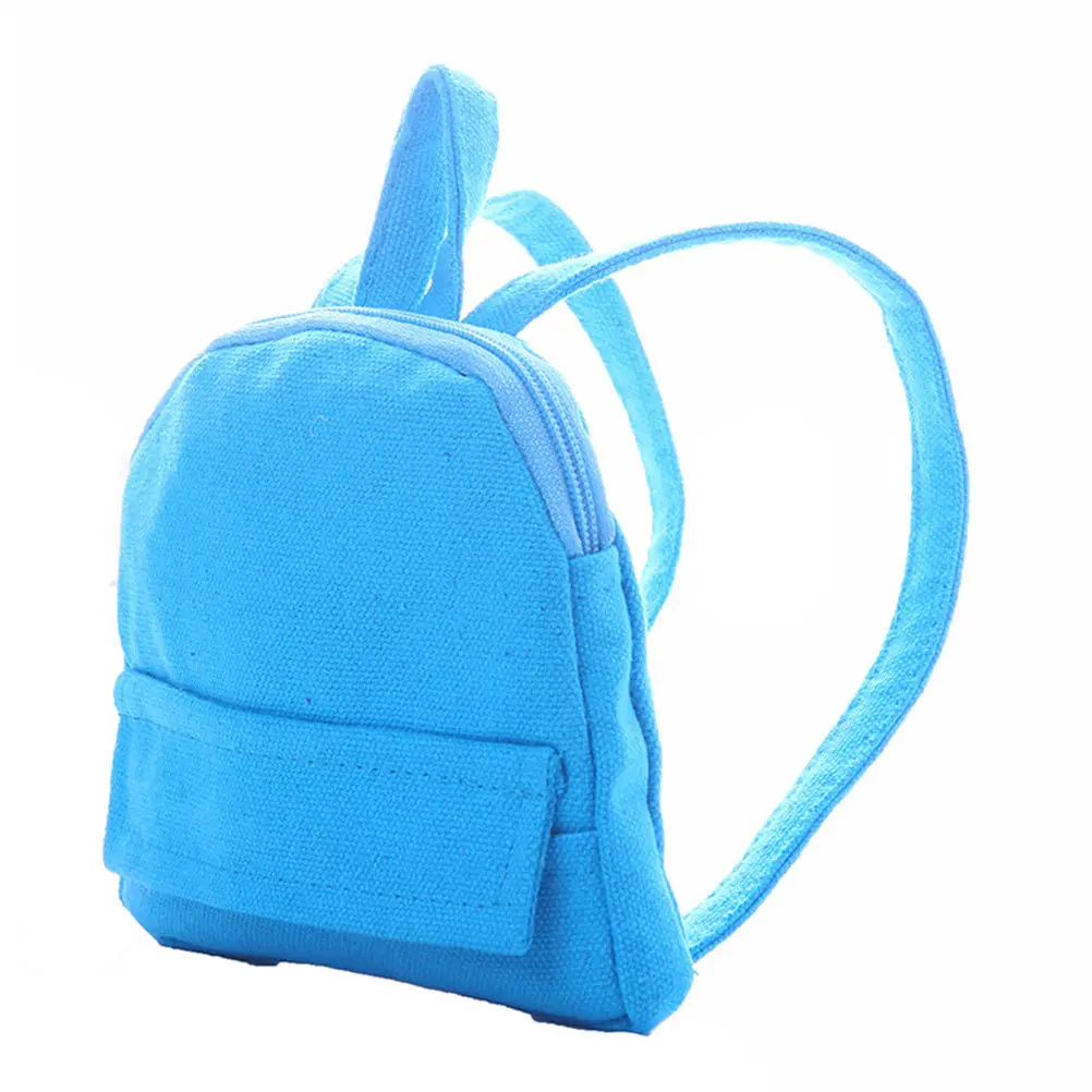 

Miniature Schoolbag Decorative Book Bag Unique Handmade Backpack for Kids DIY Mini House Accessories Mini Book Bag Model