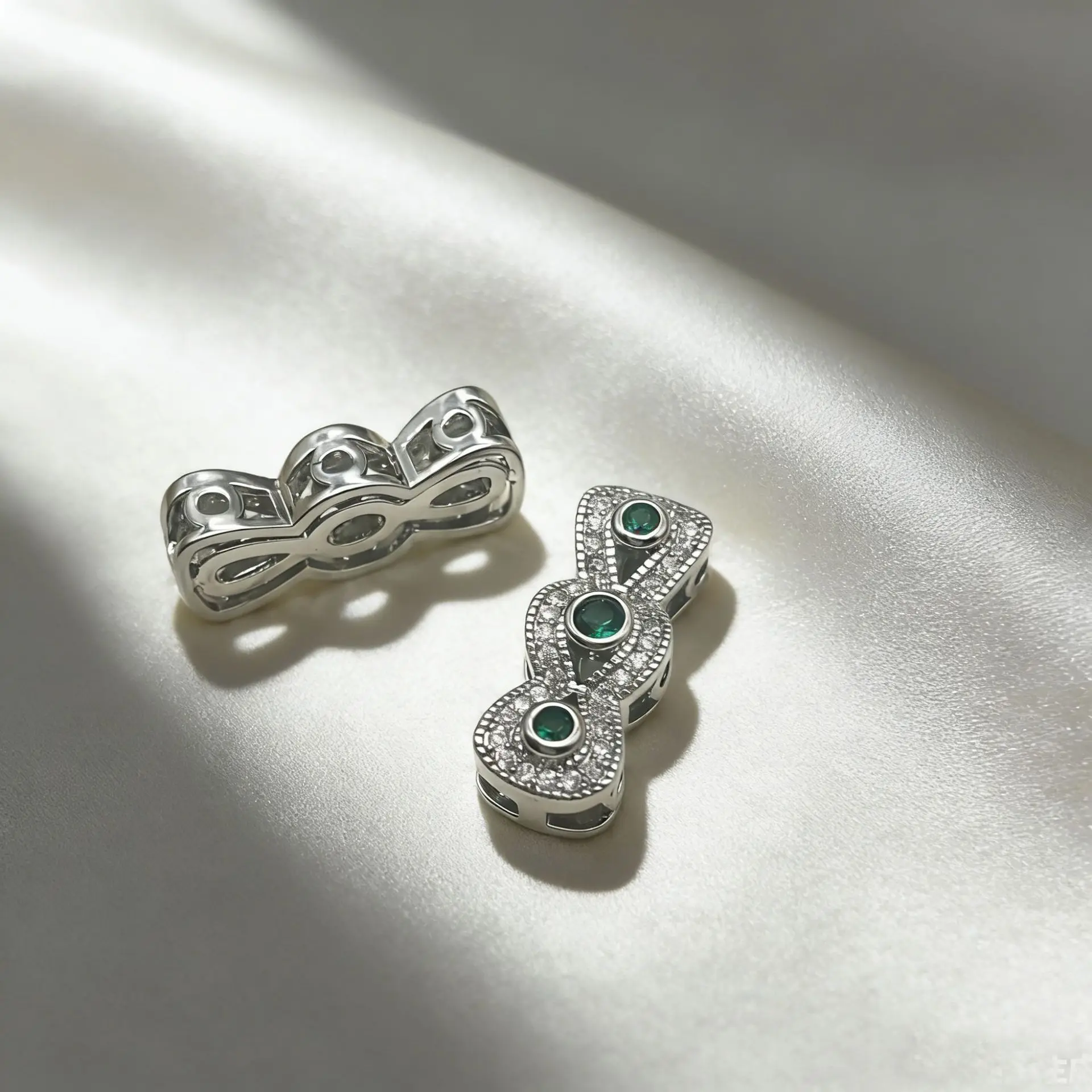 Juya DIY-Nadelarbeits-Schmuckkomponenten, mehrreihige Metall-Trennstangen für die Schmuckherstellung mit Natursteinperlen – Detail 20