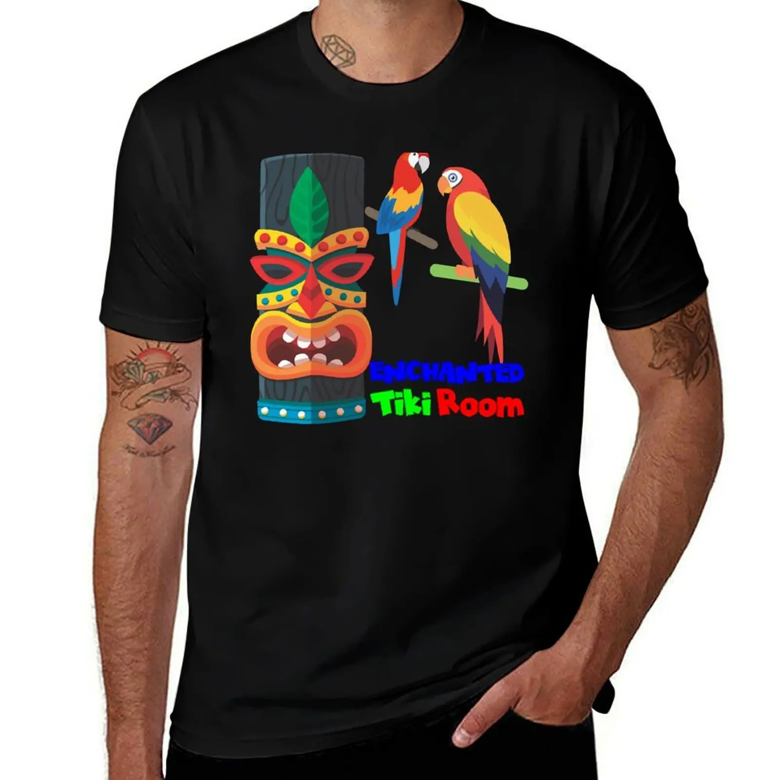 

Enchanted Tiki Room T-Shirt cotton t shirts man 100% t shirts for man slim fit men t shirt cotton 100% T-shirt