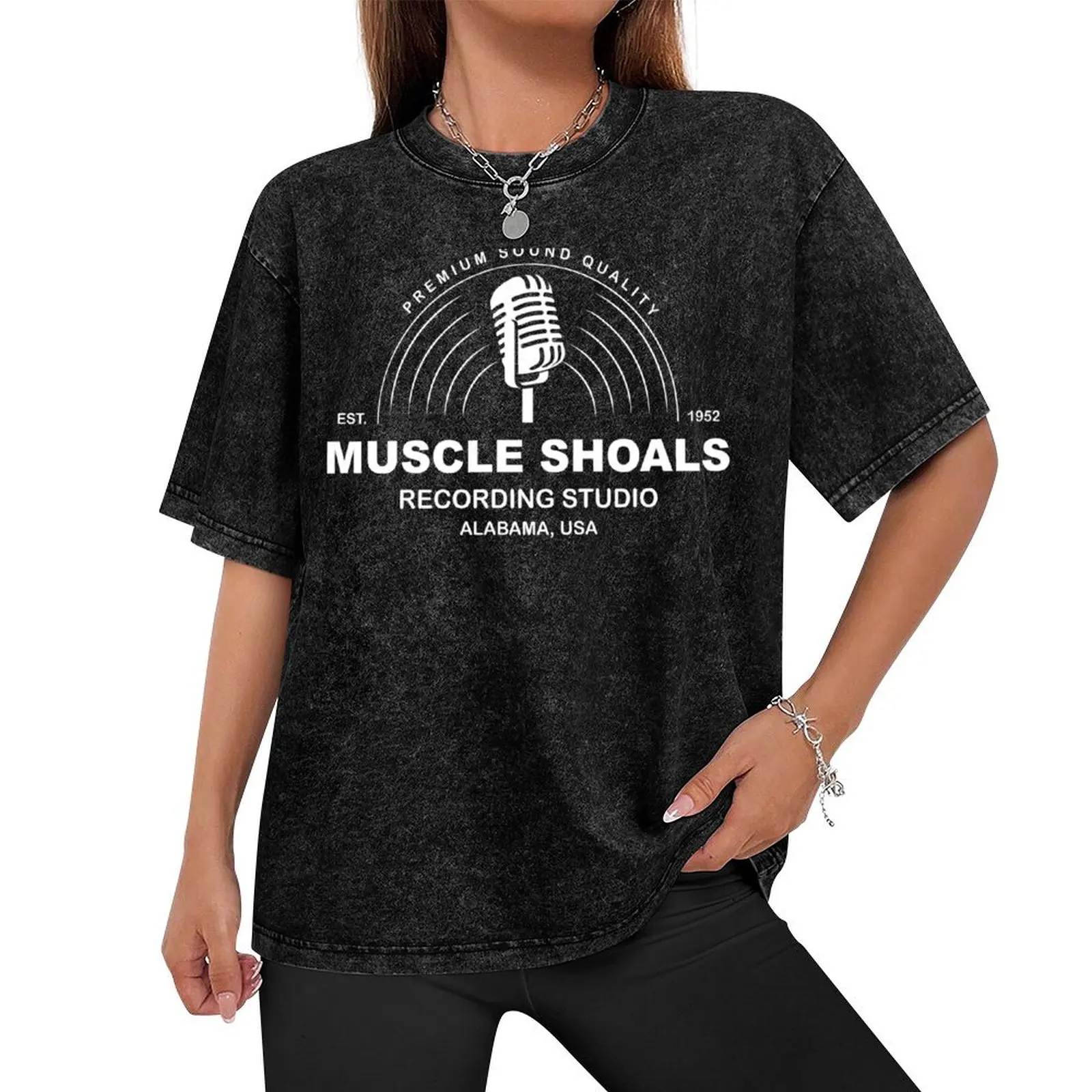 Muscle Shoals Recording Studio (Official) T-Shirt anime stuff custom t shirt mens clothing