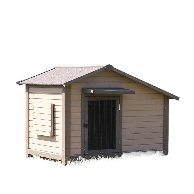 

Outdoor Rainproof Solid Wood Kennel Wooden Dog Villa All Seasons Outdoor Kennel Dog Wooden Cage Outdoor Kennel