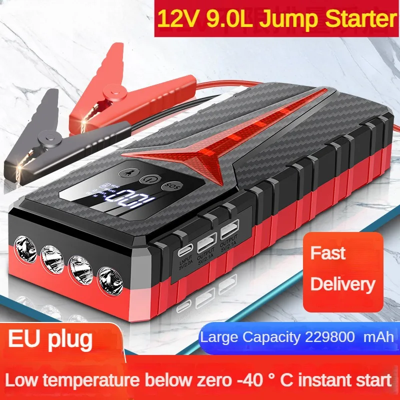 

229800mAh Starting For Car Battery Charger Starting Device 12v Auto Jump Starter Emergency Power Bank Booster For Car Start