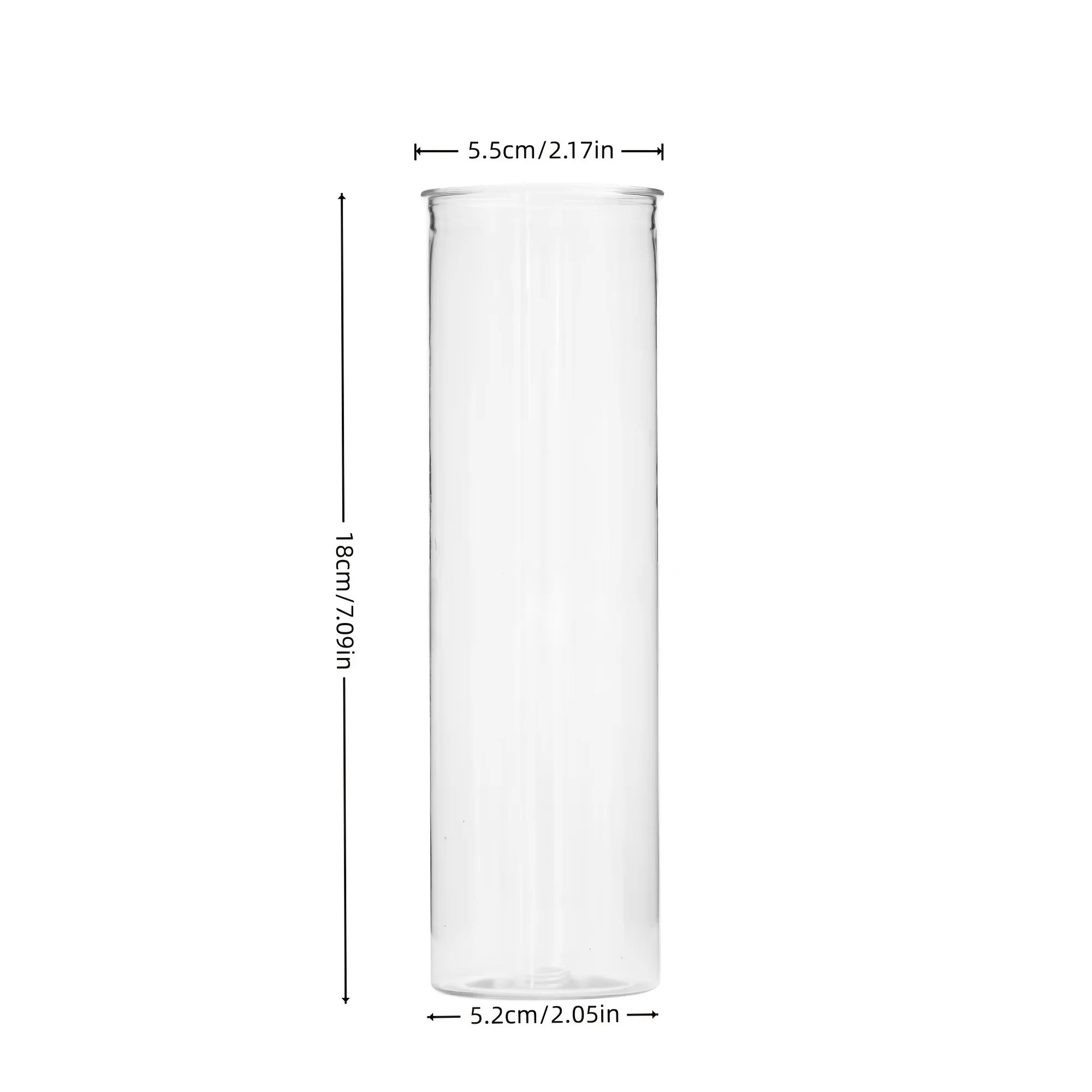 26pcs Clear Cylindrical Plastic Vase Set Tall Flower Vases Transparent Wedding Centerpiece Table Decoration Home Ornament