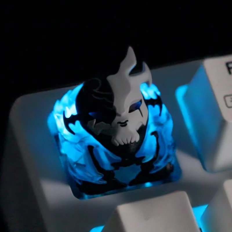 Solo Leveling Artisan Keycap Shadow Army Resin Anime Keyboard Cap Custom Point KeyCap untuk Hadiah Aksesori Keyboard Mekanis
