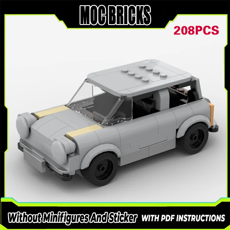 

Конструктор MOC: Модель гоночного автомобиля, классический маленький модульный автомобиль, технологичный подарок, набор для сборки, детские игрушки