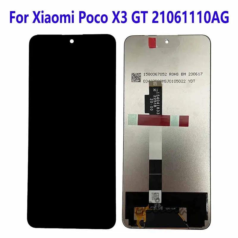 

For Xiaomi Poco X3 GT 21061110AG LCD Display Touch Screen Digitizer Assembly Replacement Accessory