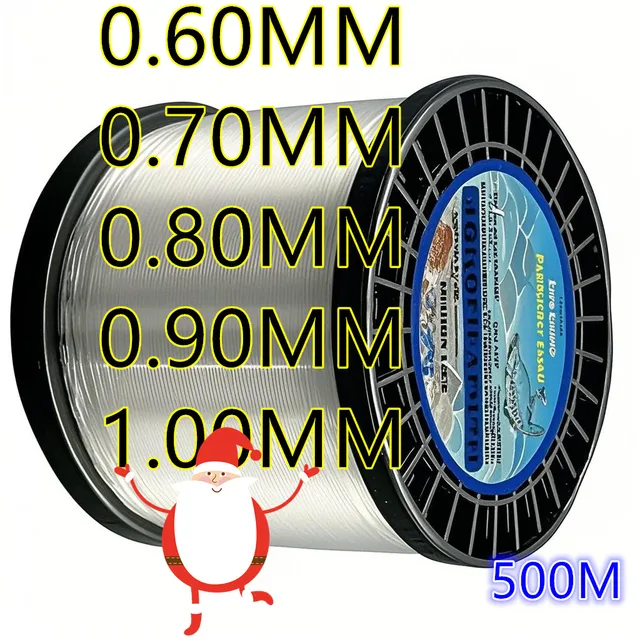 Żyłka wędkarska 500m Monofilament Nylon Wędkarstwo morskie Łódka wędkarska Duża ryba Żyłka rekina Słodkowodne słonowodne artykuły wędkarskie