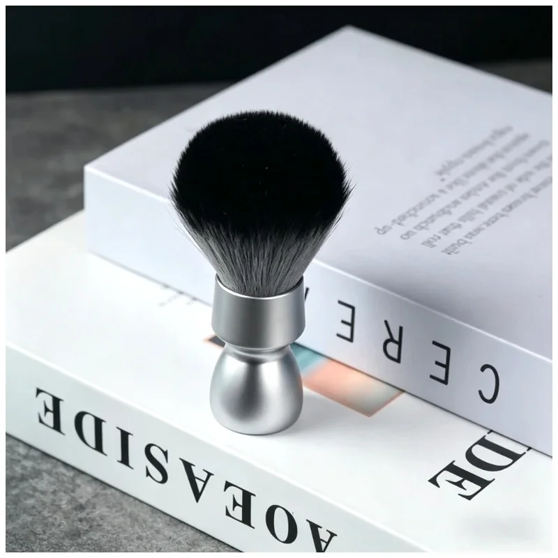 For Mens Shave Professional Shaving Brush 24mm Heavy Metal Handle Timber Wolf Synthetic Hair Tuxedo Knot 2026 YAQI