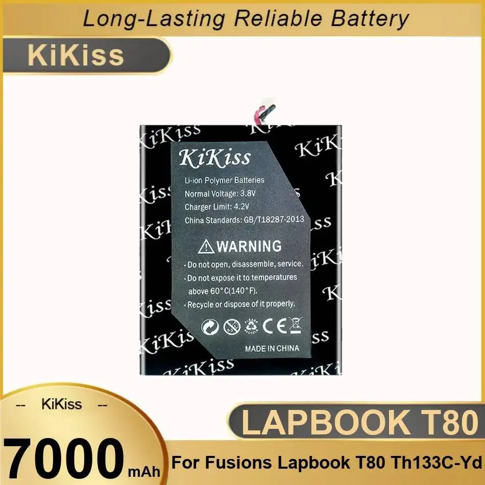 

Tablet Battery For Fusions Lapbook T80 TH133C-YD High Compatibility 7000Mah Premium Replacement