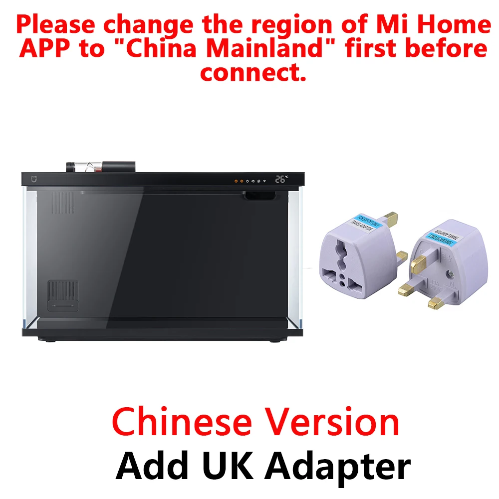 NEUES MIJIA Smart Aquarium MYG100 Kompatibel mit Mijia APP Mobil Gesteuertes Fernfüttern Intelligentes Beleuchtungssystem Aquarium mit Licht 20L