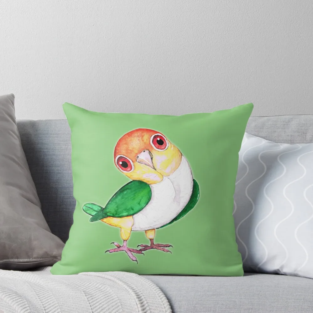 White bellied caique\t Throw Pillow home decor items Cushion Cover Luxury Custom Cushion Photo Sofa Cushions Covers pillow