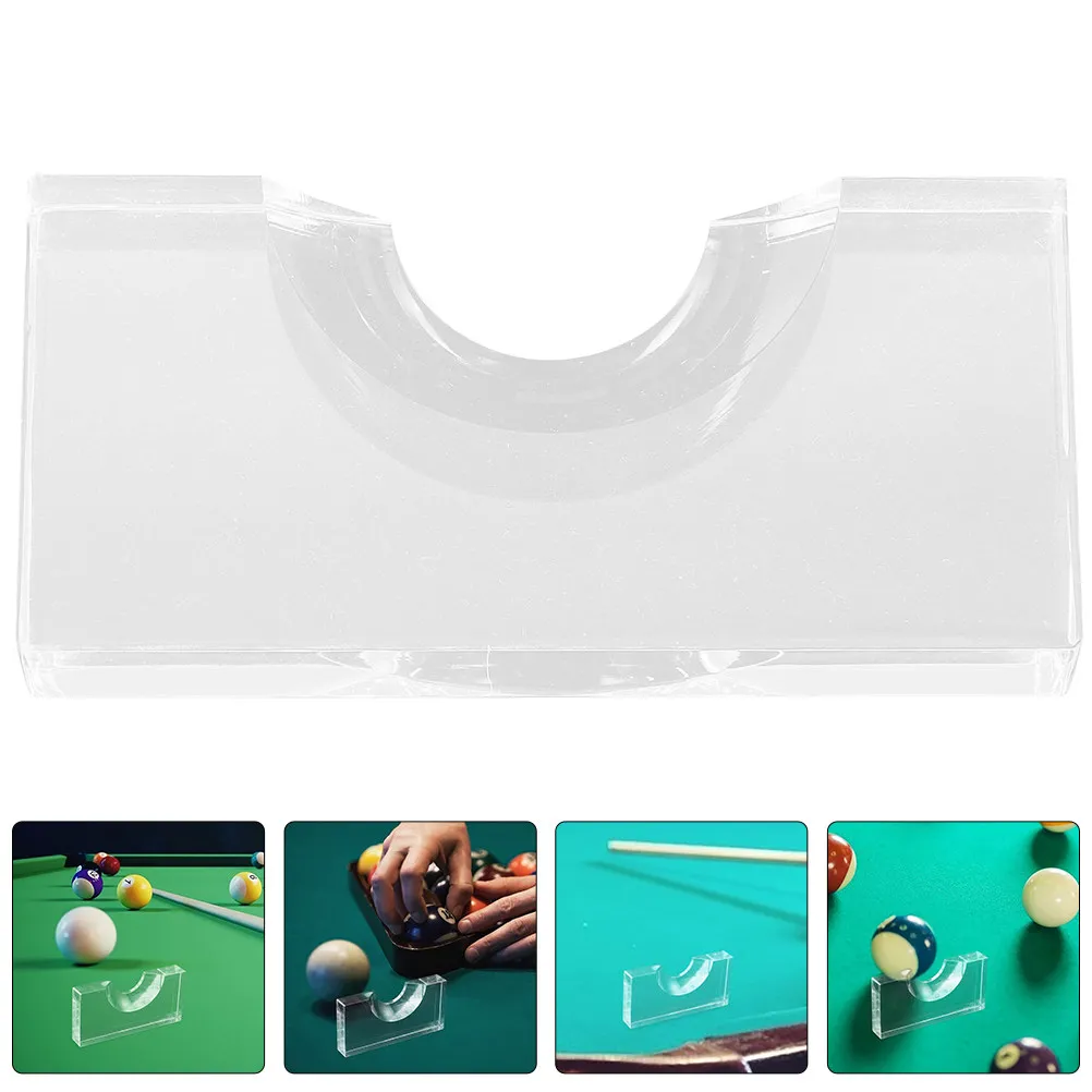 

Acrylic Black 8 Snooker Ball Holder Professional Ball Position Marker Indoor Billiard Accessory Billiard Accessories