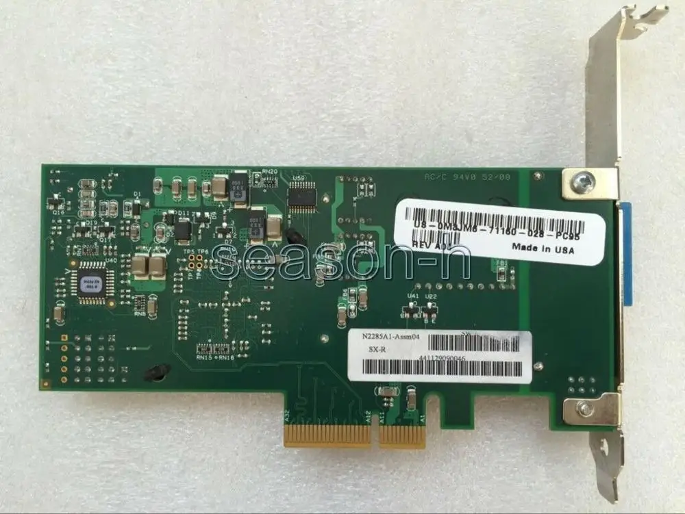 Interface Masters Niagara 2285A1-03-SX-R Fiber Gigabit Network Card PCI-E imf450