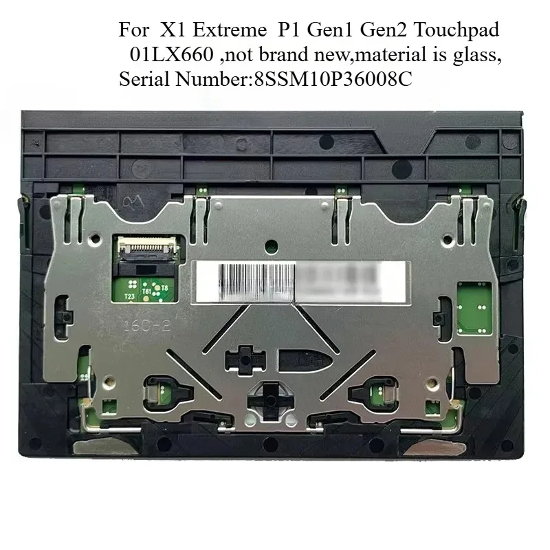 

01LX660 Glass 95 New Laptop Touchpad Mouse Pad for Lenovo Thinkpad P1 Gen1 Gen2 8SSM10P36008C Laptop 01LX661 01LX662 Trackpad